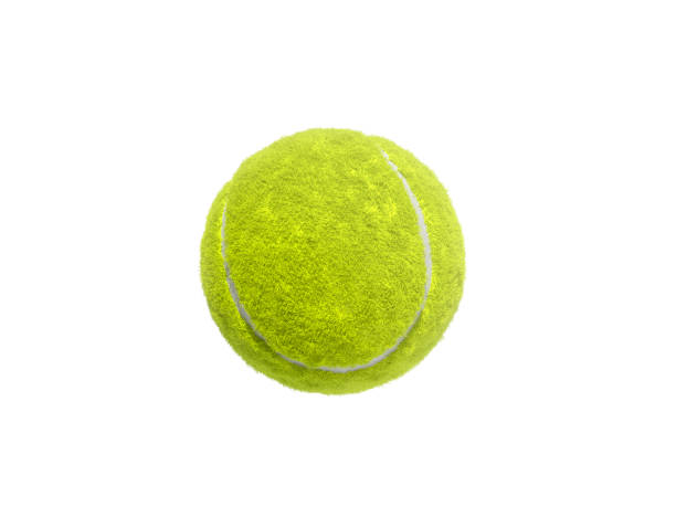 istock Tennis ball isolated without shadow 1814842377