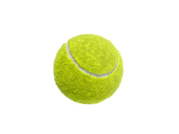 istock Tennis ball isolated without shadow 1814842387