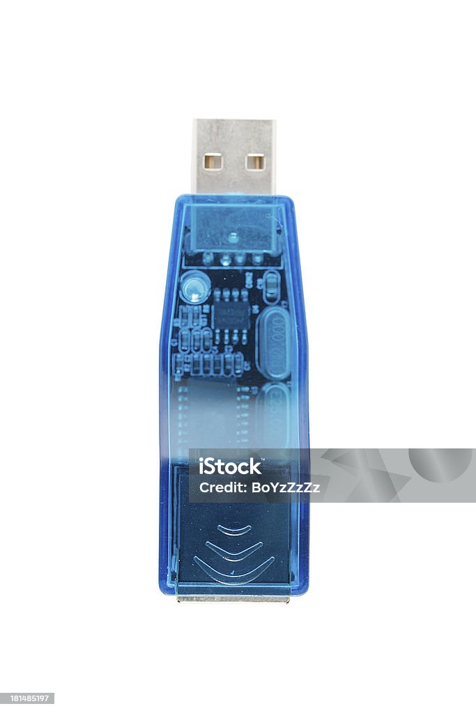 USB porta di rete - Foto stock royalty-free di Attrezzatura