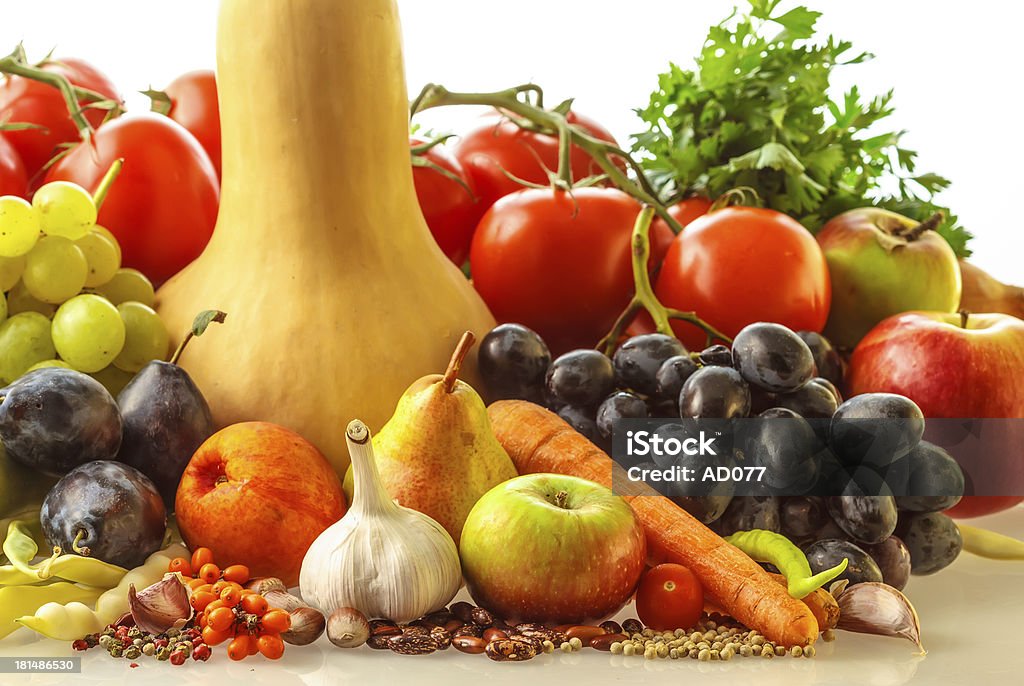 Herbst-Obst und Gemüse - Lizenzfrei Abnehmen Stock-Foto