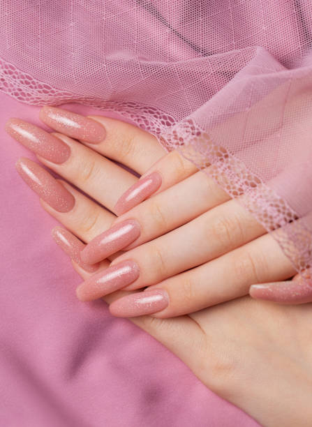 istock Female hands with beautiful manicure 1814867368