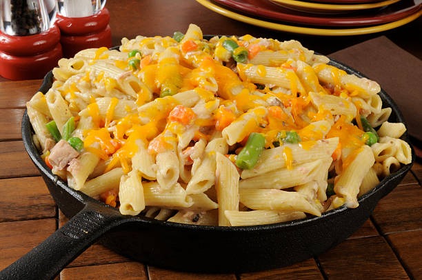 istock Tuna Casserole in a cast iron skillet 181487719