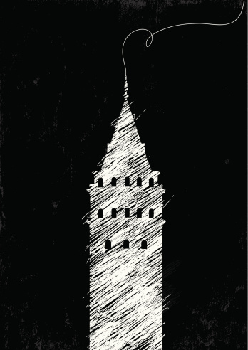 Sketch Drawing of Galata Tower