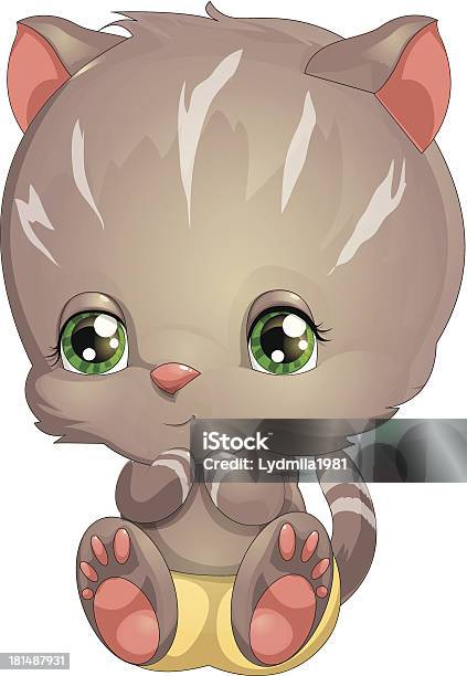 Small Kitten Stock Illustration - Download Image Now - Animal, Animal Body Part, Animal Hair