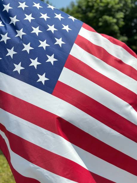 istock Beautiful American flag 1814881412