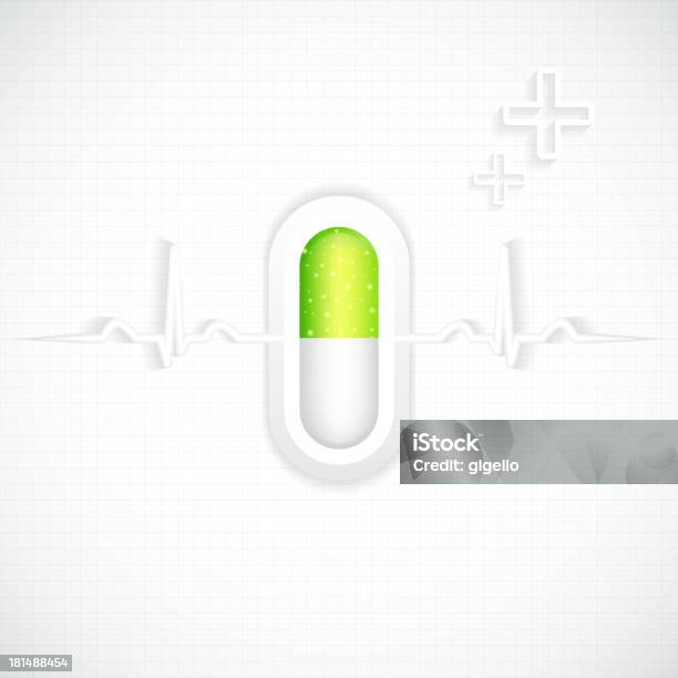 Zielona Koncepcjaalternatywne Leki I Tabletki Wektorowych - Stockowe grafiki wektorowe i więcej obrazów Antybiotyk
