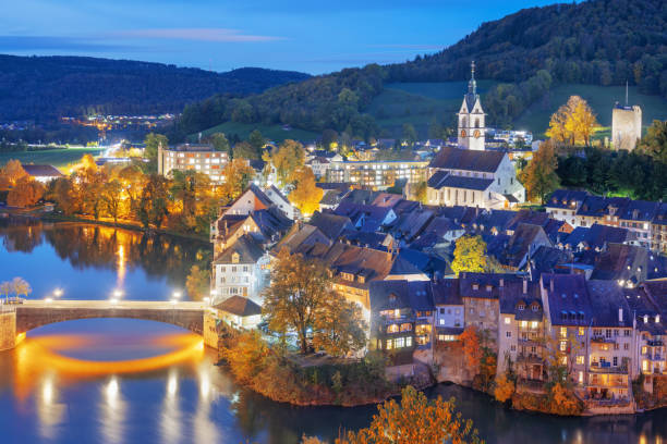 istock Laufenburg, Switzerland on the Rhine River 1814888947