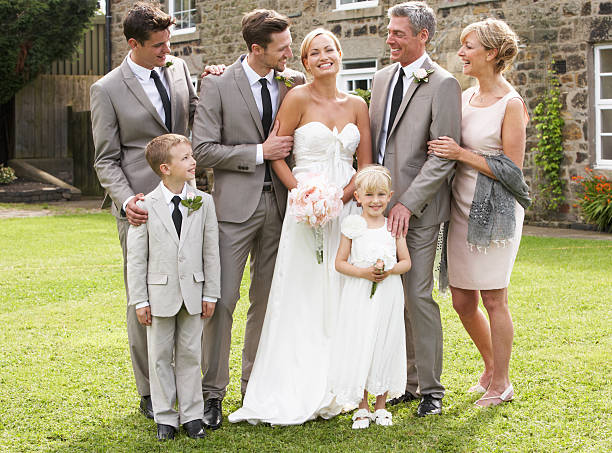 istock Family Group At Wedding 181489146