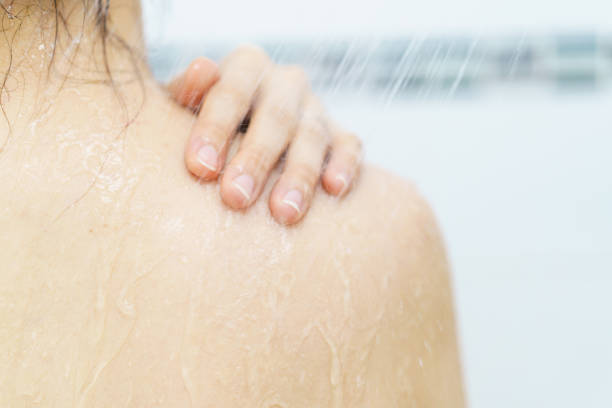 istock Woman taking a shower 1814900565