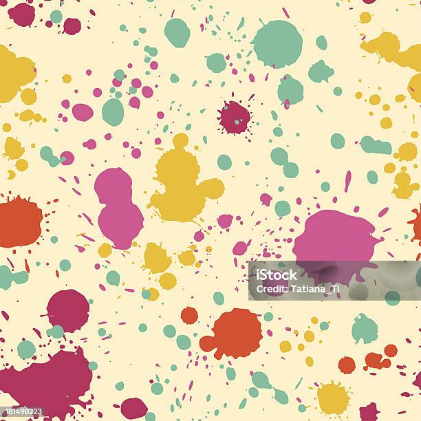 Splashed Vector Pattern Splash Pattern Stock Illustration - Download Image Now - Art, Art And ...