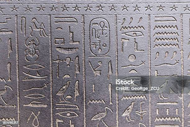Ägypten Hieroglyph Stockfoto und mehr Bilder von Abstrakt - Abstrakt, Afrika, Alphabet