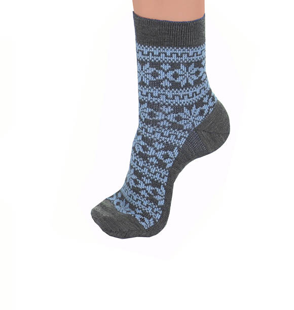 istock woman leg in  socks 181490415