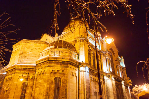 istock Illuminated building Orthodox cathedral Varna Bulgaria 1814905234