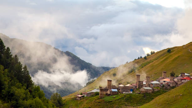istock mountain village Adishi in Georgia 1814918066
