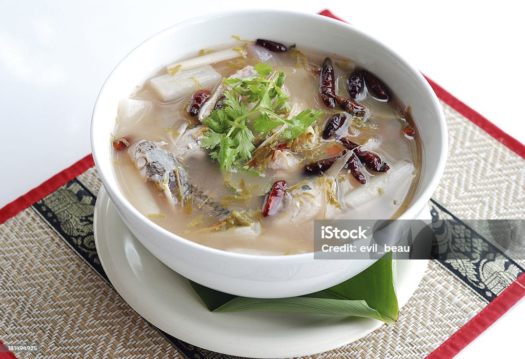 Ácida sopa de pescado - Foto de stock de Alimento libre de derechos