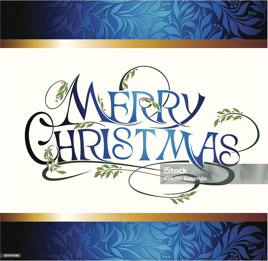 クリスマスのグリーティングカード - お祝いのロイヤリティフリーベクトルアート