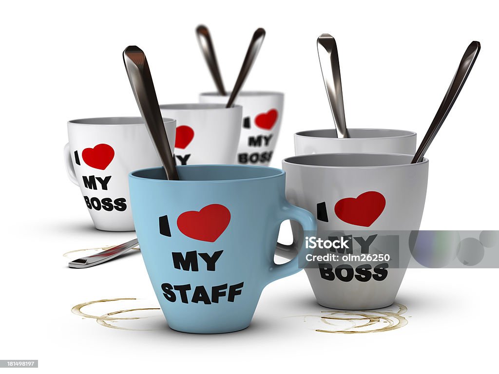 Relações e motivação do pessoal, local de trabalho - Royalty-free Amor Foto de stock