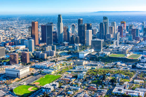 istock Los Angeles Cityscape Aerial 1815003884