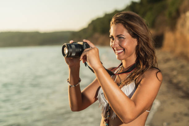 istock Woman Making Memories On The Beach 1815004407