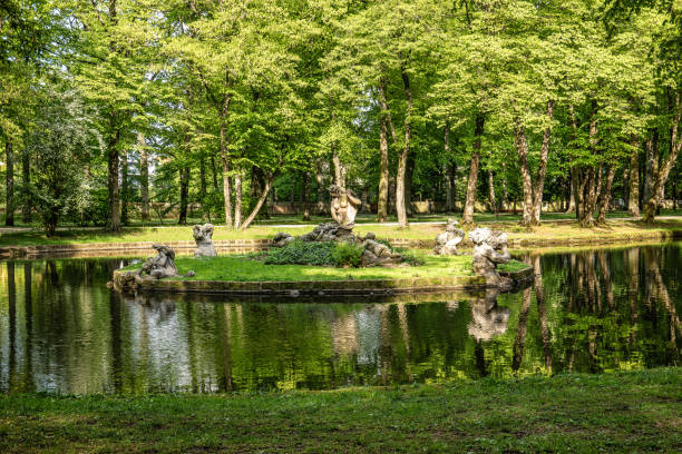 istock Lovely Pond in Hofgarten, Bayreuth in Germany 1815033728