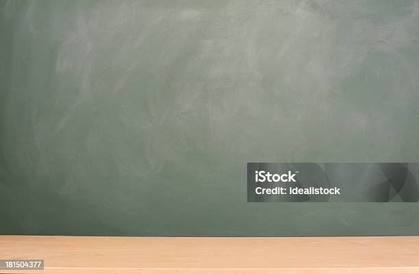 Empty Chalkboard Stock Photo - Download Image Now - Backgrounds, Education, School Building
