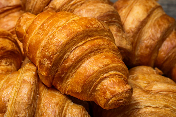 istock Delicious, fresh croissants. French breakfast concept 1815049087