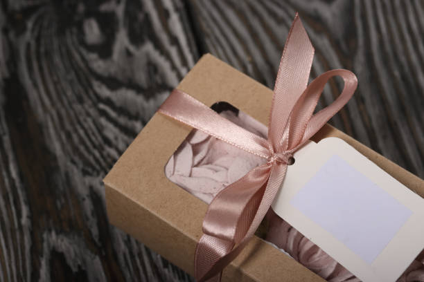 istock Zephyr flowers. Box with homemade zephyr. 1815068299