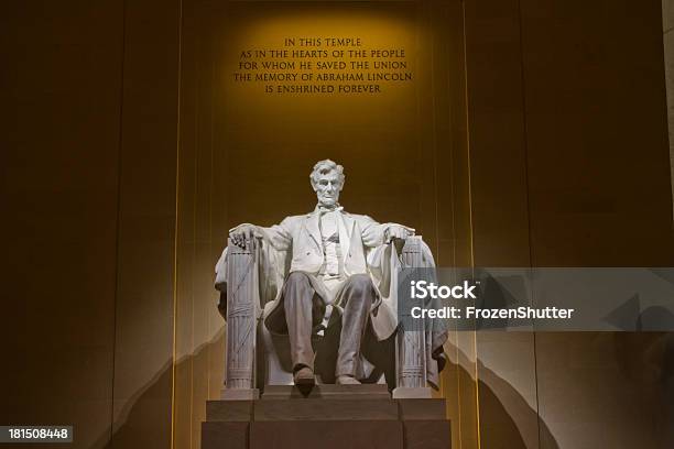 President Lincoln Memorial In Washington Dc Stock Photo - Download Image Now - Lincoln Memorial, Gettysburg, George Washington