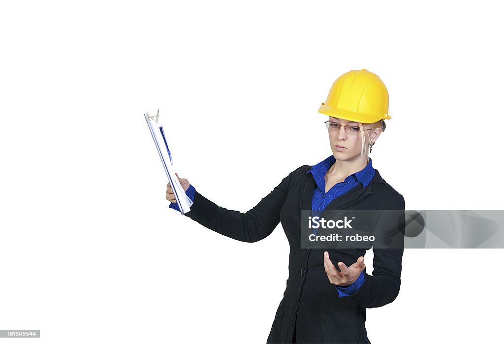 Mulher Trabalhador da Construção Civil - Royalty-free Adulto Foto de stock