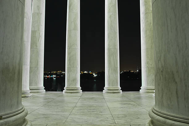 istock Statue of Thomas Jefferson inside memorial in Washington DC 181508660