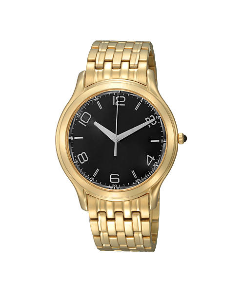 istock Men's luxury gold wrist watch 181510528
