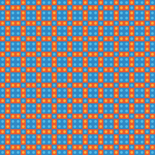 abstract geometric pattern in blue yellow and orange abstract geometric pattern in blue yellow and orange pseudanthias pleurotaenia stock illustrations