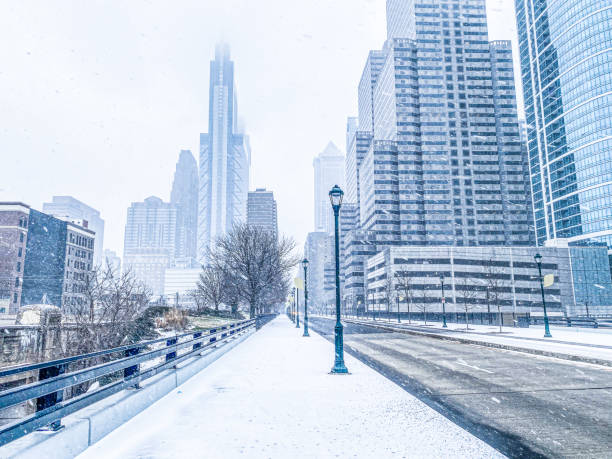 istock Winter in Philadelphia city. 1815106640