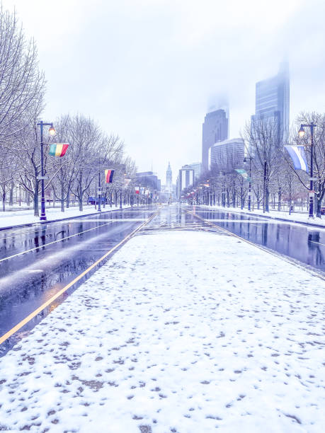 istock Winter in Philadelphia city. 1815112396