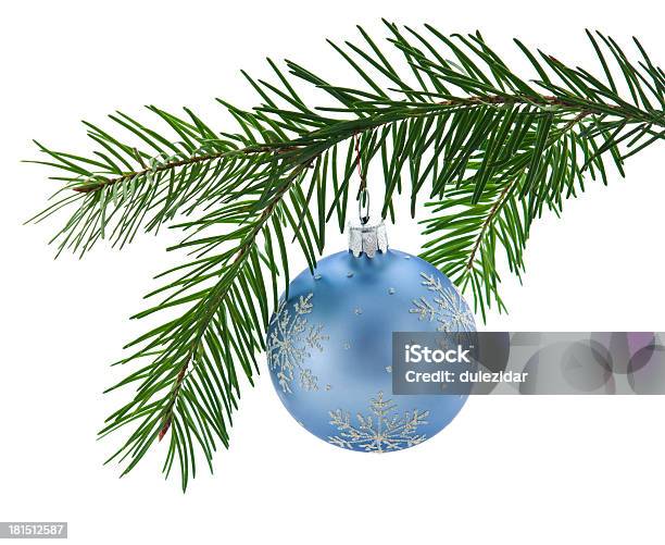 Foto de De Bola e mais fotos de stock de Artigo de decoração - Artigo de decoração, Azul, Bola de Árvore de Natal