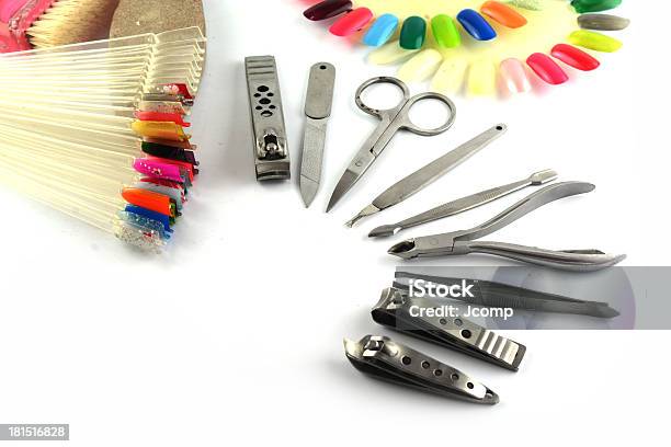 Conjunto De Ferramentas De Manicure - Fotografias de stock e mais imagens de Acessório - Acessório, Artigo de Higiene Pessoal, Aço