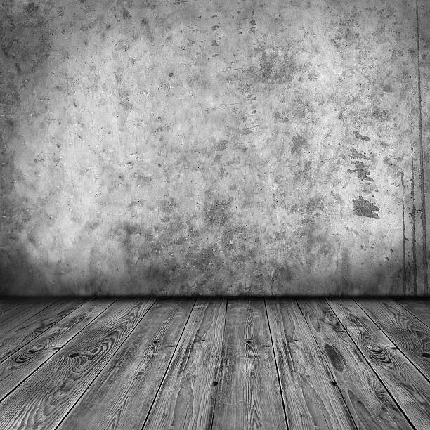 istock Grunge wall with wooden plank floor 181519760