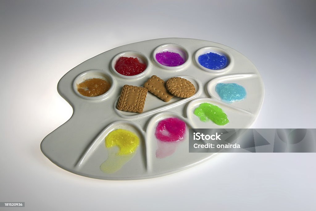Tavolozza colori - Lizenzfrei Biscotti Stock-Foto