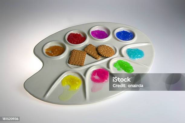 Tavolozza Colori - Fotografias de stock e mais imagens de Arte - Arte, Arte e Artesanato - Arte visual, Biscoitos