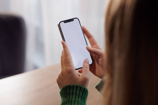 istock girl communicates via video chat at the table, online learning 1815252892