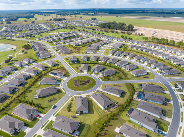 istock New Homes in Florida Retirement Community - Drone View 1815323108
