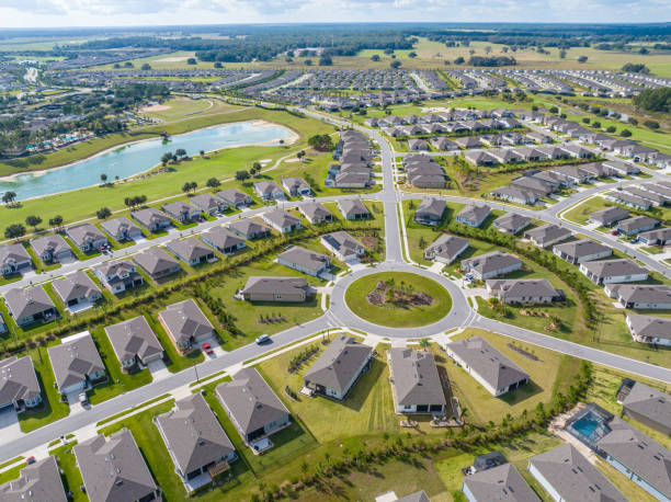 istock New Homes in Florida Retirement Community - Drone View 1815323134