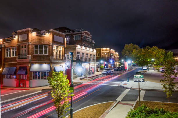 istock Fayetteville, Arkansas Downtown at Night 1815327852