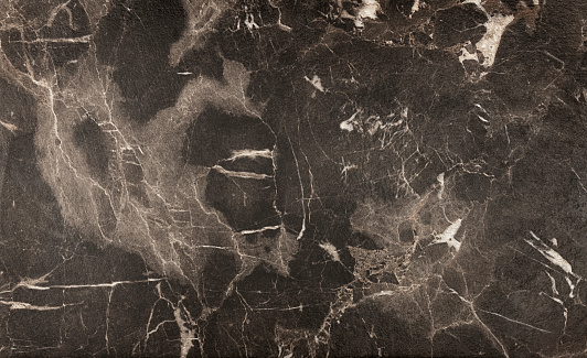 Black marble pattern, natural stone texture with white fibers