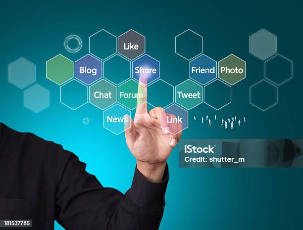 Social Media Stock Photo - Download Image Now - Advice, Blogging, Brand Name Online Messaging Platform