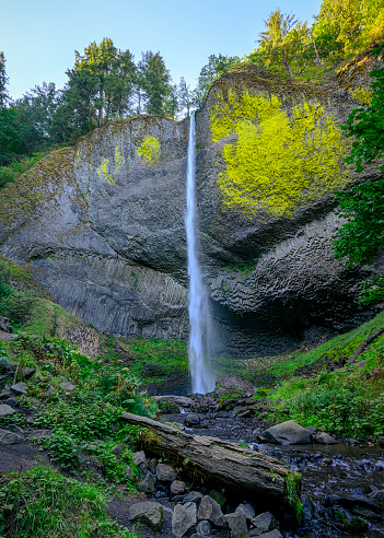 Landscape photograph of Latourell Falls in the Columbia River Gorge of Oregan