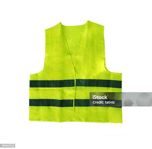 Photo libre de droit de Gilet De Sécurité Isolé banque d'images et plus d'images libres de droit de Gilet de costume - Gilet de costume, Habillement, Horizontal