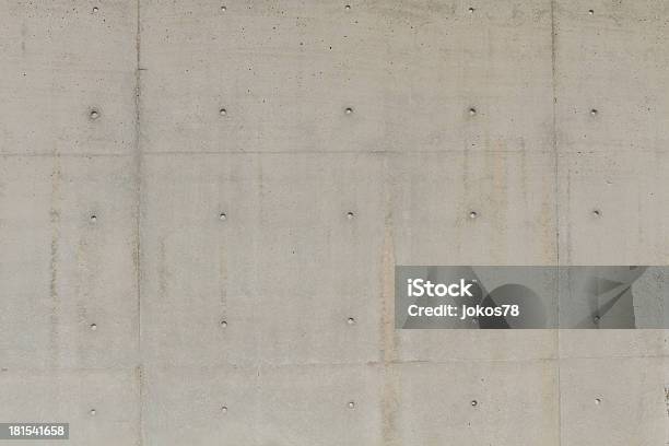 Large Concrete Wall With Several Holes For Text Stock Photo - Download Image Now - Architecture, Backgrounds, Boredom