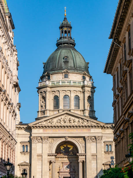 St. Steven's Basilica in Budapest on a sunny afternoon