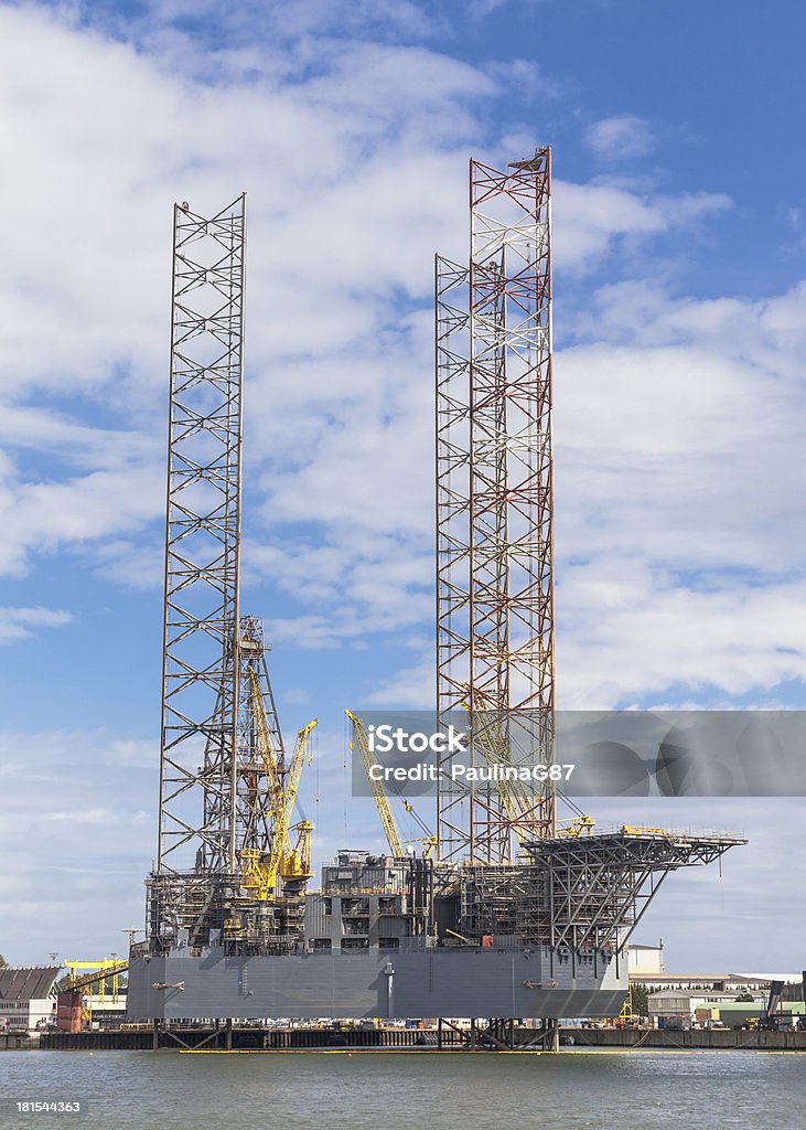 Jack-up Forage pétrolier offshore - Photo de Acier libre de droits